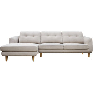 Corey Beige Sectional in Right, Right