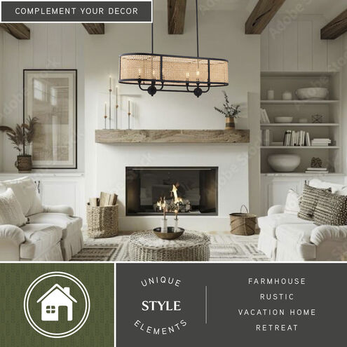 Berens Linear Chandelier Island Pendant Ceiling Light