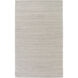 Drift Wood 36 X 24 inch Gray Area Rug, Bamboo Silk and Cotton
