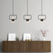 Moxie LED 3 inch Black Down Mini Pendant Ceiling Light