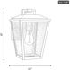 Drew & Jonathan Kennewick 1 Light 10 inch Antique Bronze Outdoor Wall Lantern, Small