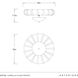 Camella 1 Light 18 inch Ivory and English Bronze Flush Mount Ceiling Light, Small