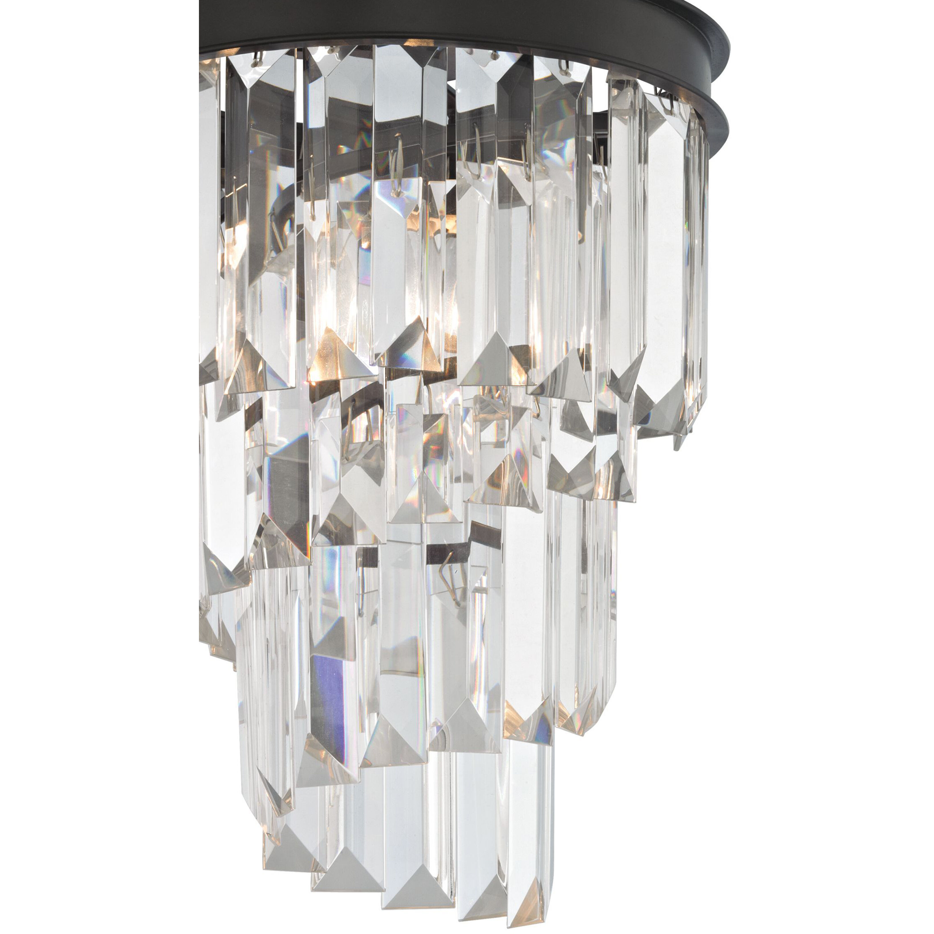 Palacial 1 Light 8 inch Oil Rubbed Bronze Mini Pendant Ceiling Light