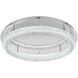 Bowen 1 Light 29.5 inch Chrome Flush Mount Ceiling Light