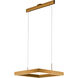 Prometheus 24 inch Brushed Gold Pendant Ceiling Light