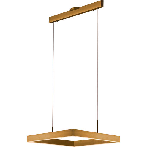 Prometheus 24 inch Brushed Gold Pendant Ceiling Light