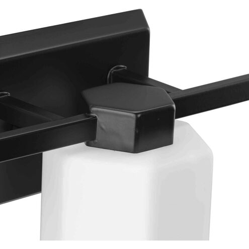 Estrada 3 Light 22.37 inch Matte Black Bathroom Vanity Light Wall Light