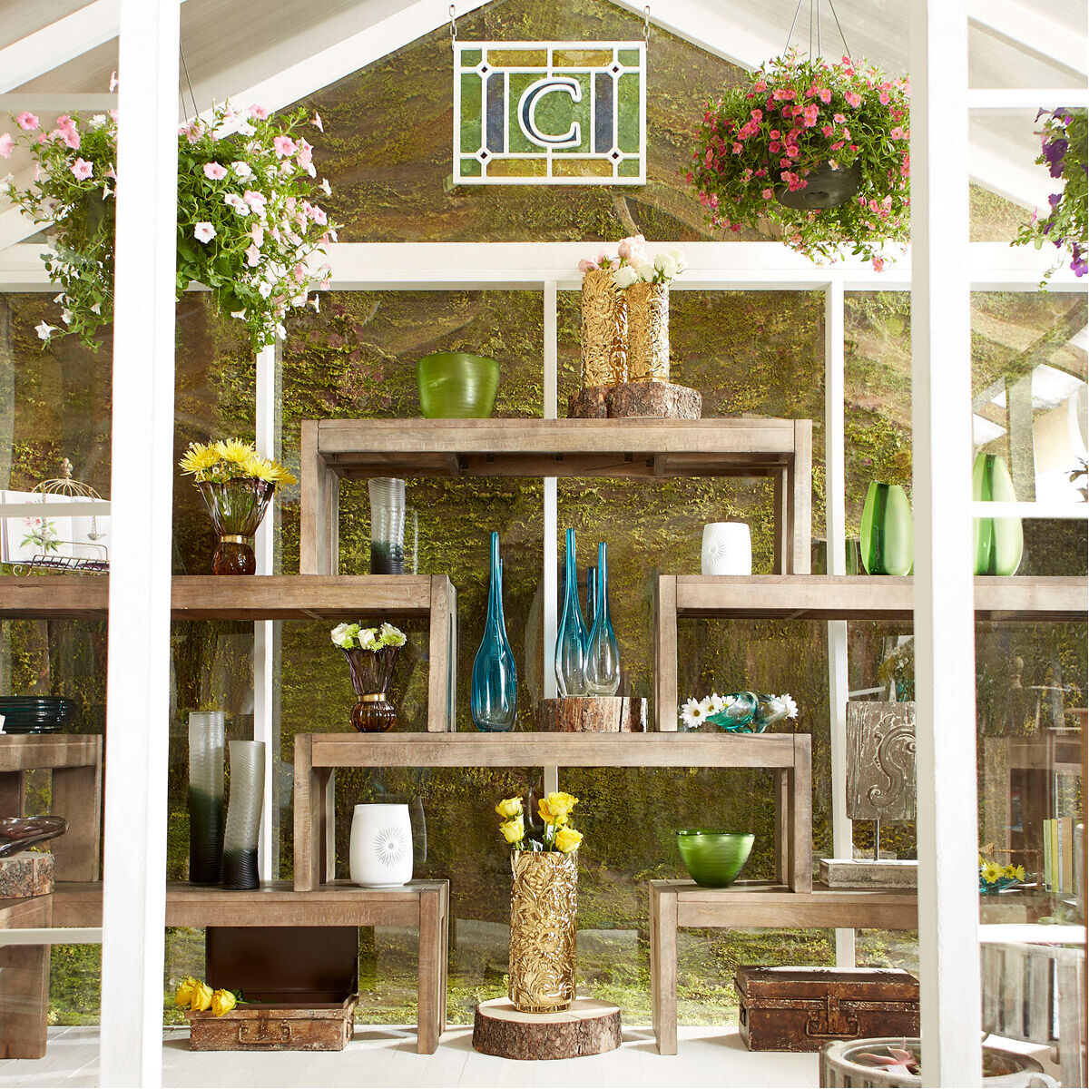 Swirly 17 X 6 inch Vase, Small