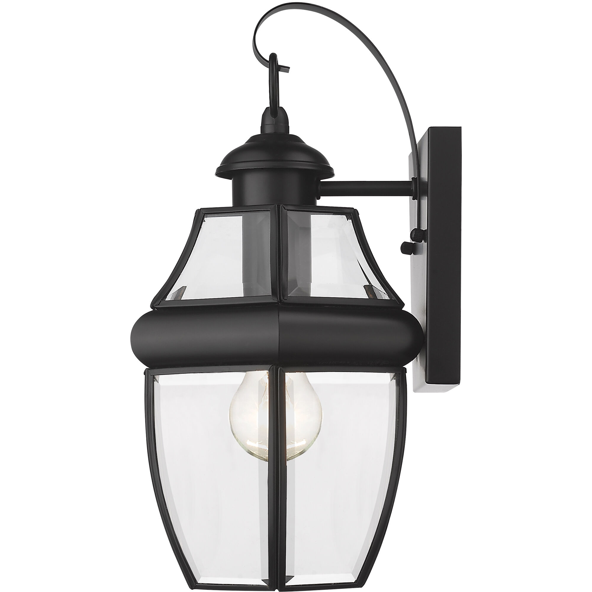 Westover 1 Light 13.75 inch Black Outdoor Wall Light