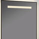 Castore 32 X 32 inch Black LED Lighted Mirror, Vanita by Oxygen