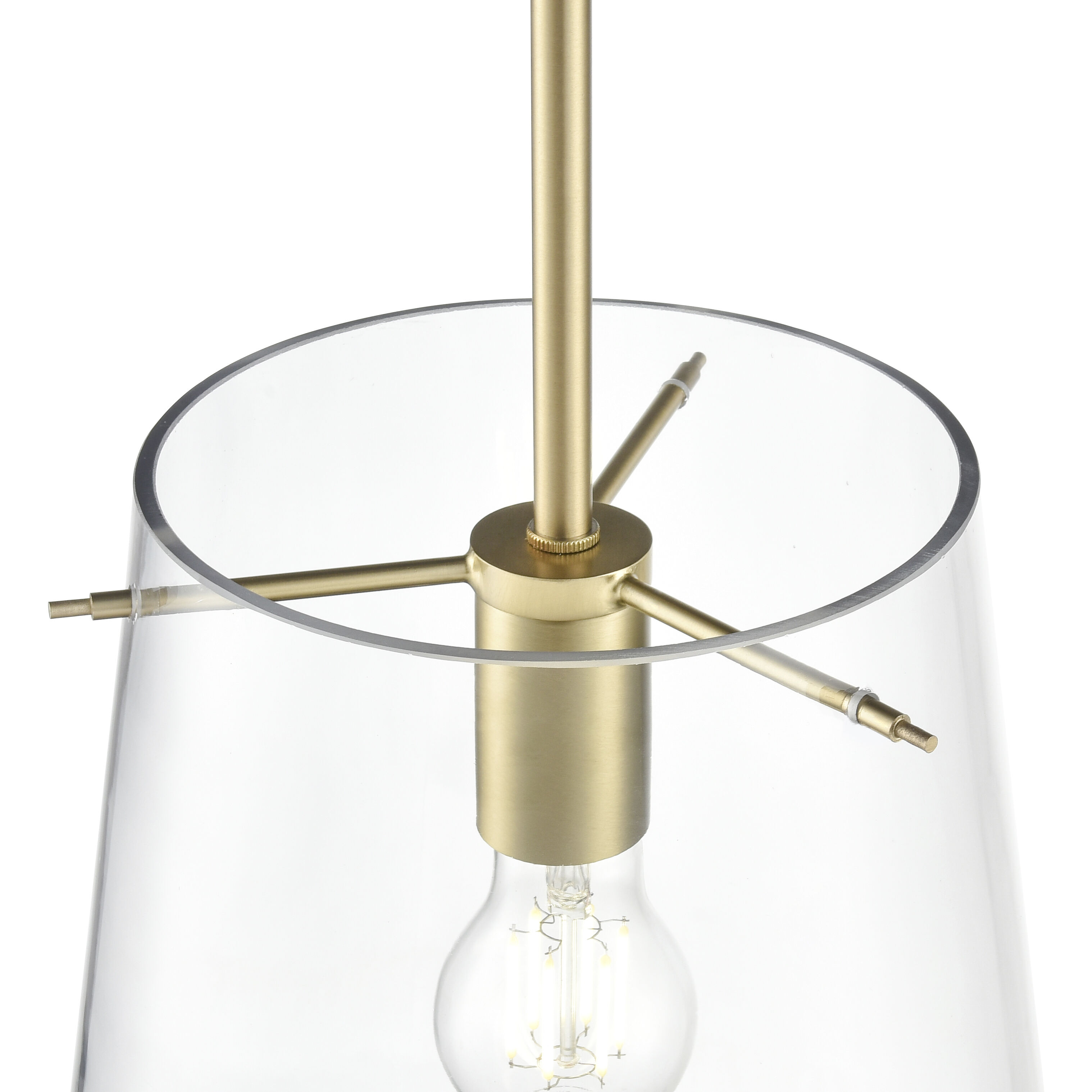 Maccan 1 Light 11.75 inch Vintage Brass Pendant Ceiling Light