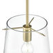 Maccan 1 Light 11.75 inch Vintage Brass Pendant Ceiling Light