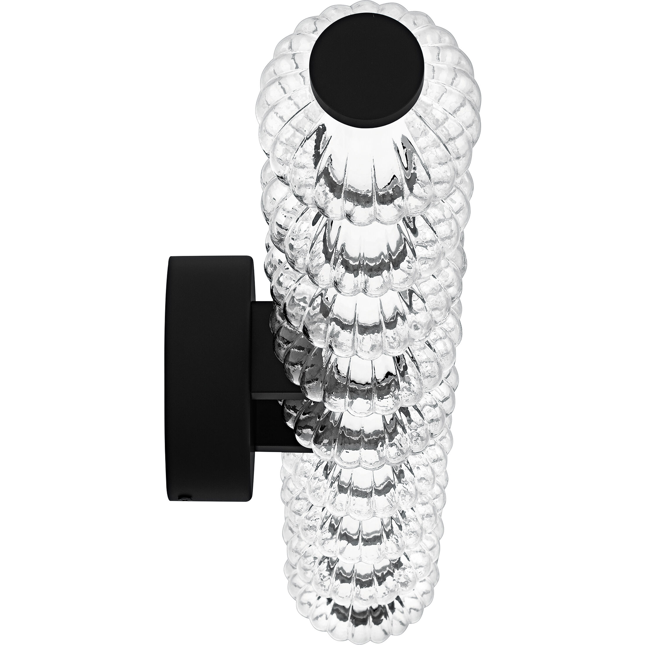 Elway LED 32 inch Matte Black Bath Light Wall Light, Large