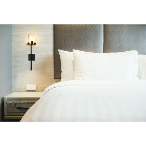 Callista 1 Light 6.5 inch Matte Black Wall Sconce Wall Light