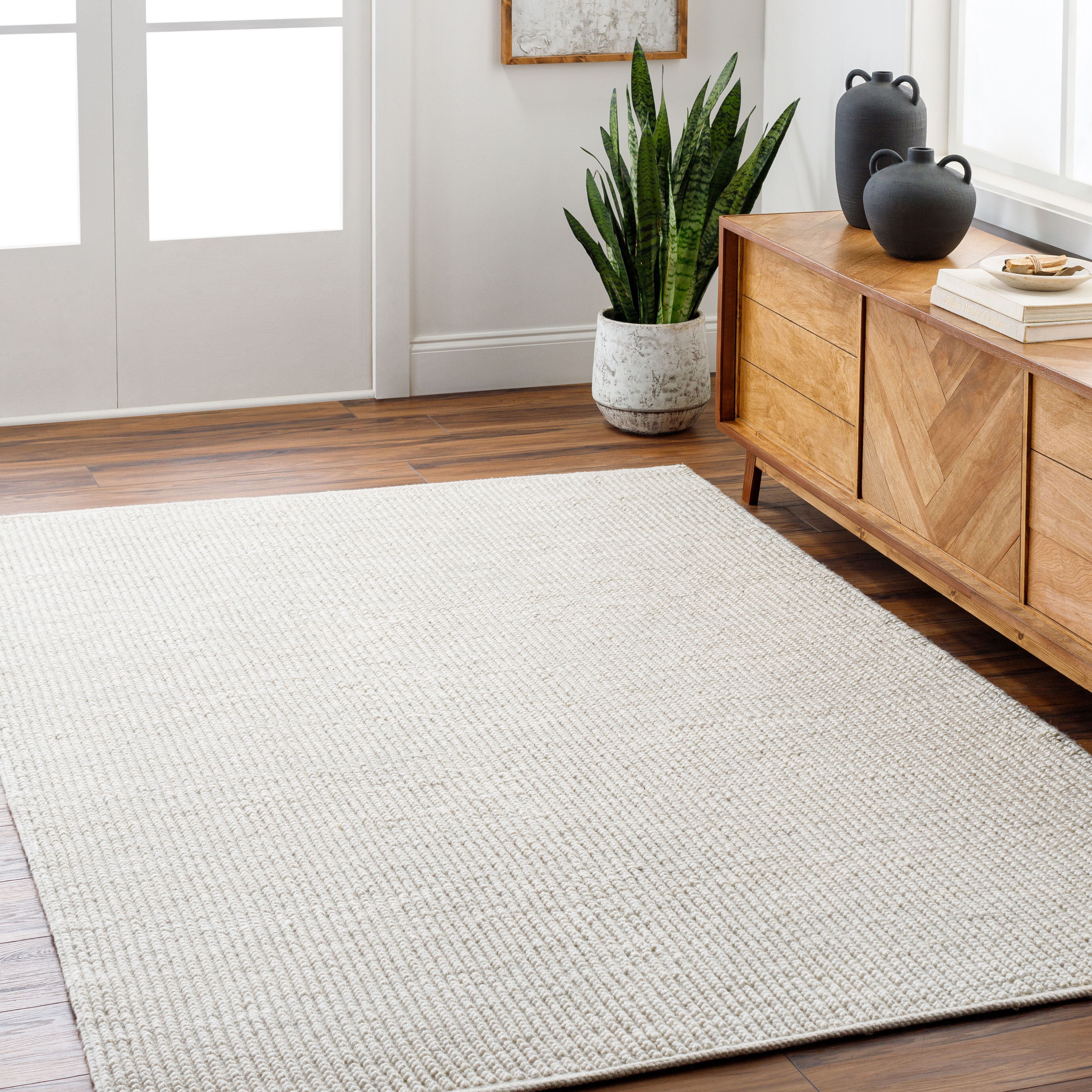 Rebecca 108 X 72 inch Beige Rug, Rectangle