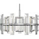 Odette LED 30 inch Polished Nickel Chandelier Ceiling Light, Semi-Flush Mount
