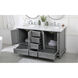 Rhodes 60 X 22 X 35 inch Grey Vanity Sink Set in Gray
