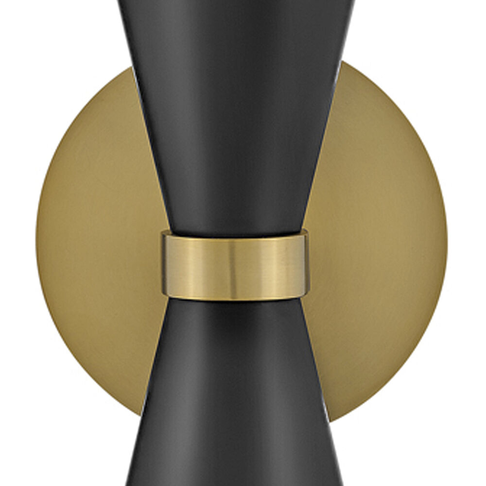 Betty LED 5.5 inch Black Sconce Wall Light