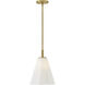 Honey 1 Light 11 inch Lacquered Brass Pendant Ceiling Light
