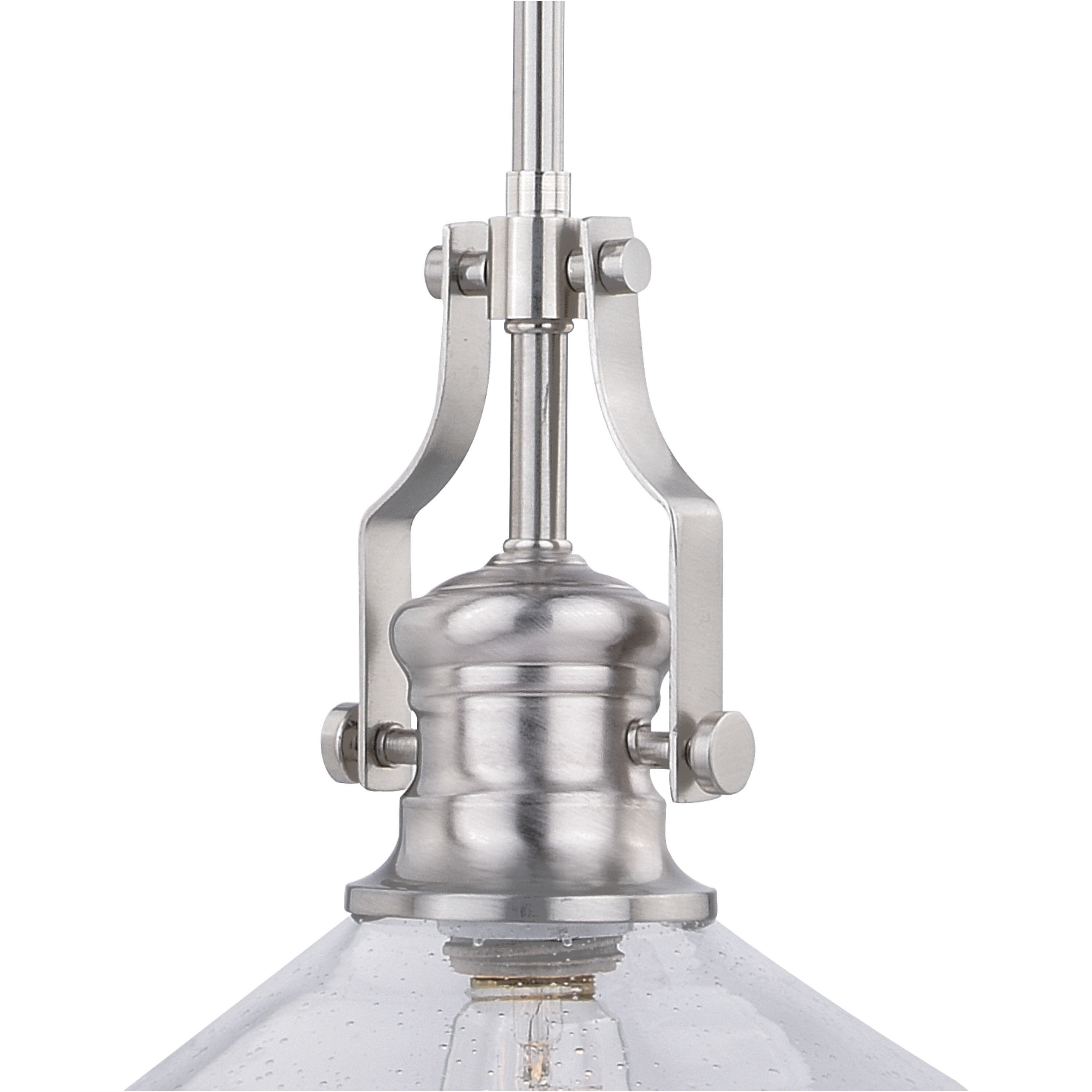 Beloit LED 9 inch Satin Nickel Mini Pendant Ceiling Light