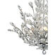 Crystique 6 Light 20 inch Polished Chrome Chandelier Ceiling Light