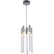 Canada LED 8 inch Chrome Single Pendant Lighting Ceiling Light