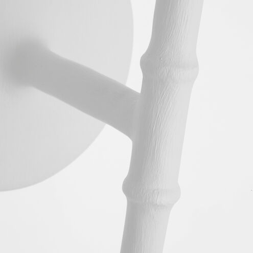 Julie Neill Eleanor LED 7 inch Plaster White Tail Sconce Wall Light