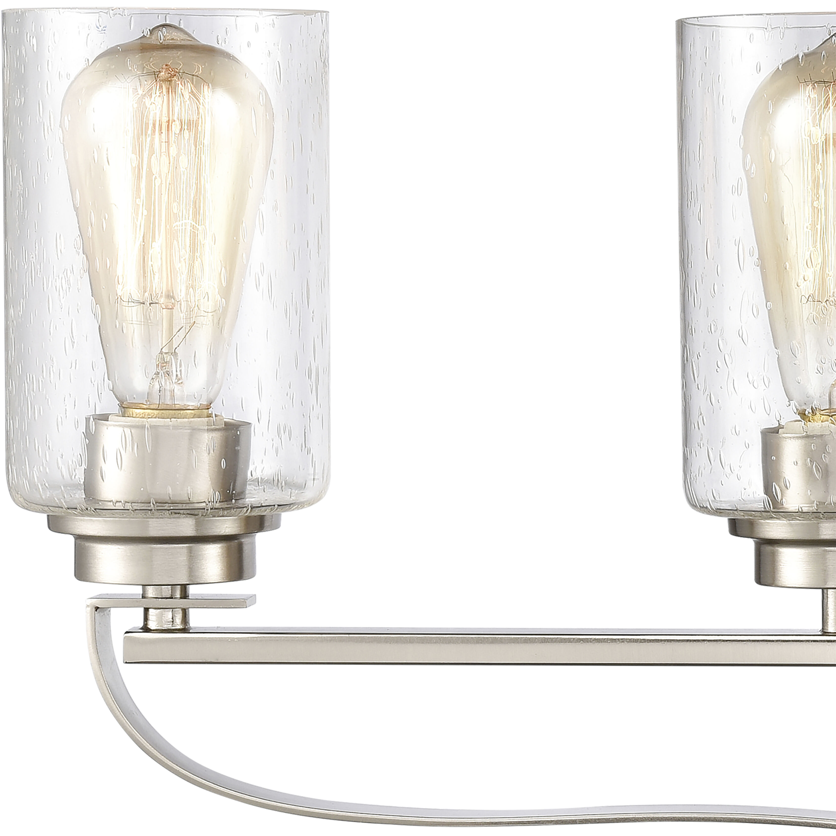 Market Square Vanity Light Wall Light in Brushed Nickel