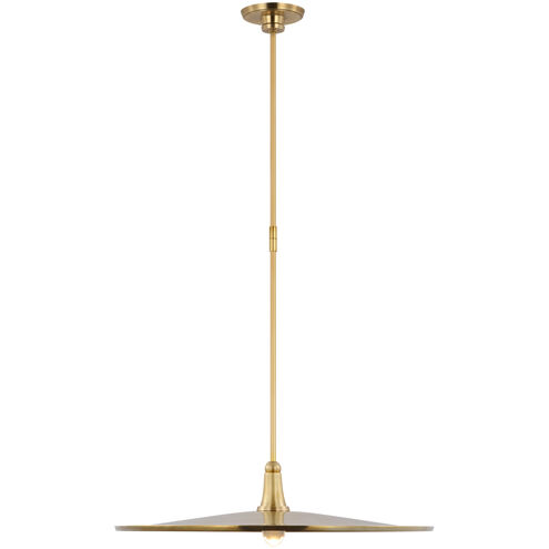 Thomas O'Brien Truesdell LED 24 inch Hand-Rubbed Antique Brass Pendant Ceiling Light