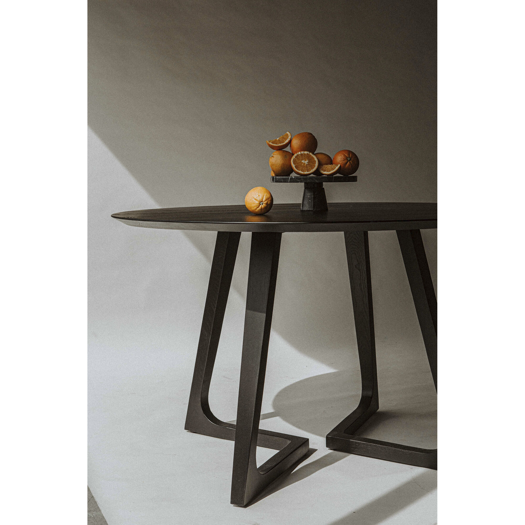 Godenza 47.5 X 47.5 inch Black Dining Table, Round