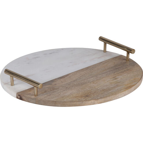Dinova Antique Brass Tray
