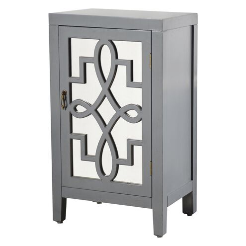 Roxie Rose 30.5 X 18 inch Grey Nightstand in Gray