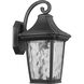 Marquette 1 Light 16 inch Textured Black Outdoor Wall Lantern, with DURASHIELD, Medium