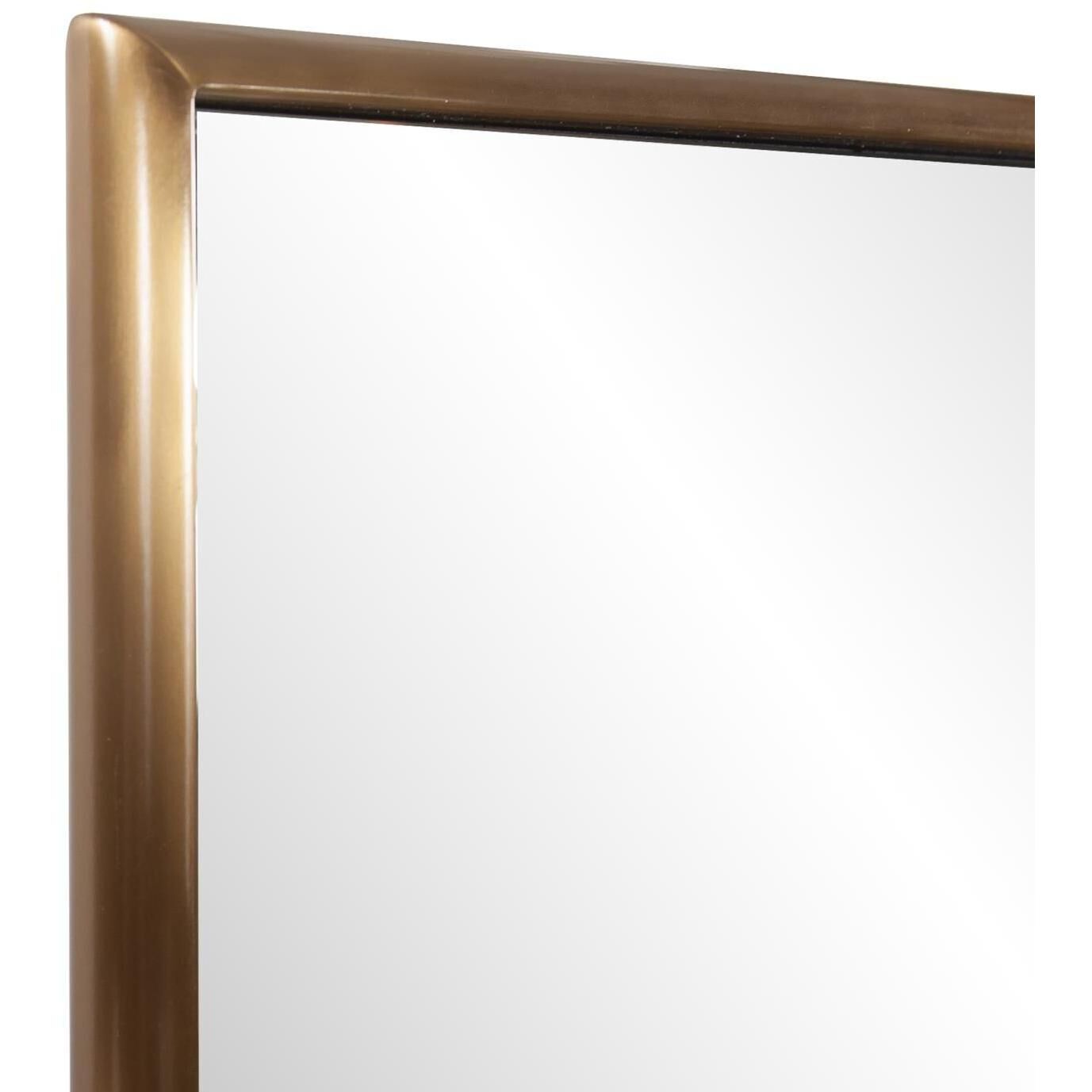Yorkville 36 X 24 inch Brushed Brass Vanity Mirror
