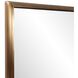Yorkville 36 X 24 inch Brushed Brass Vanity Mirror