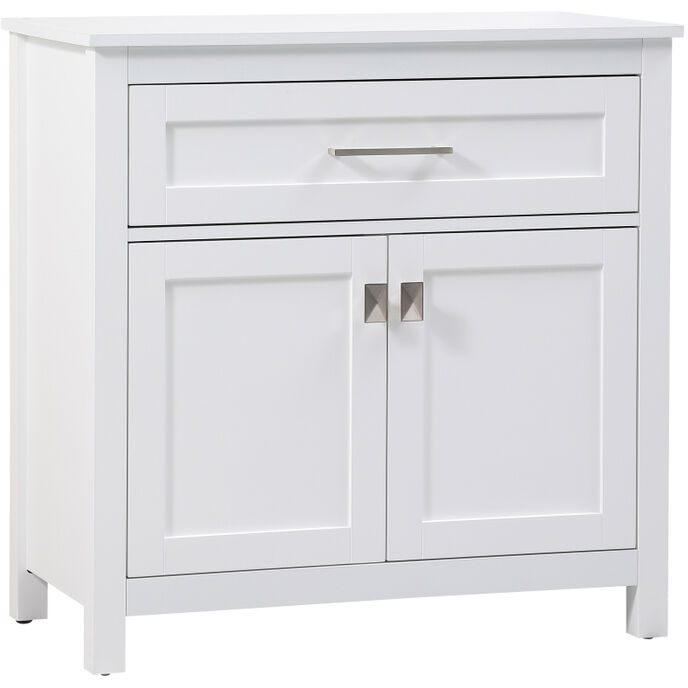 Adian White Bathroom Storage Cabinet