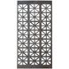 Medallion 84 inch Dark Brown with Graywash Privacy Screen