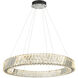 Alya LED 31.5 inch Polished Nickel Chandelier Ceiling Light