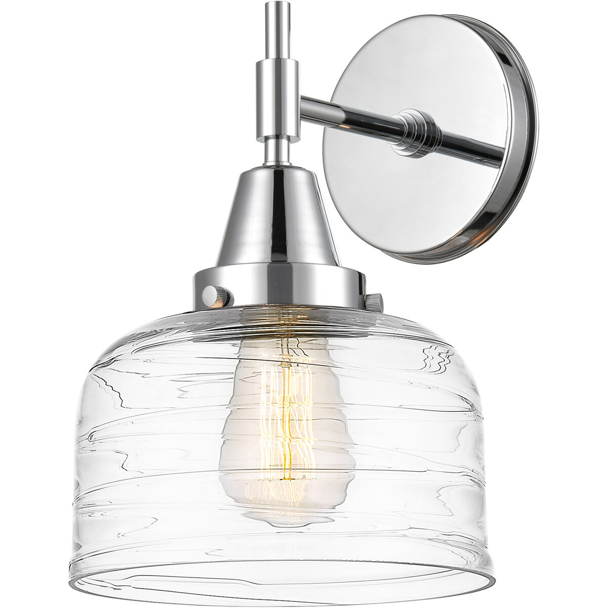 Caden LED 8 inch Polished Chrome Sconce Wall Light