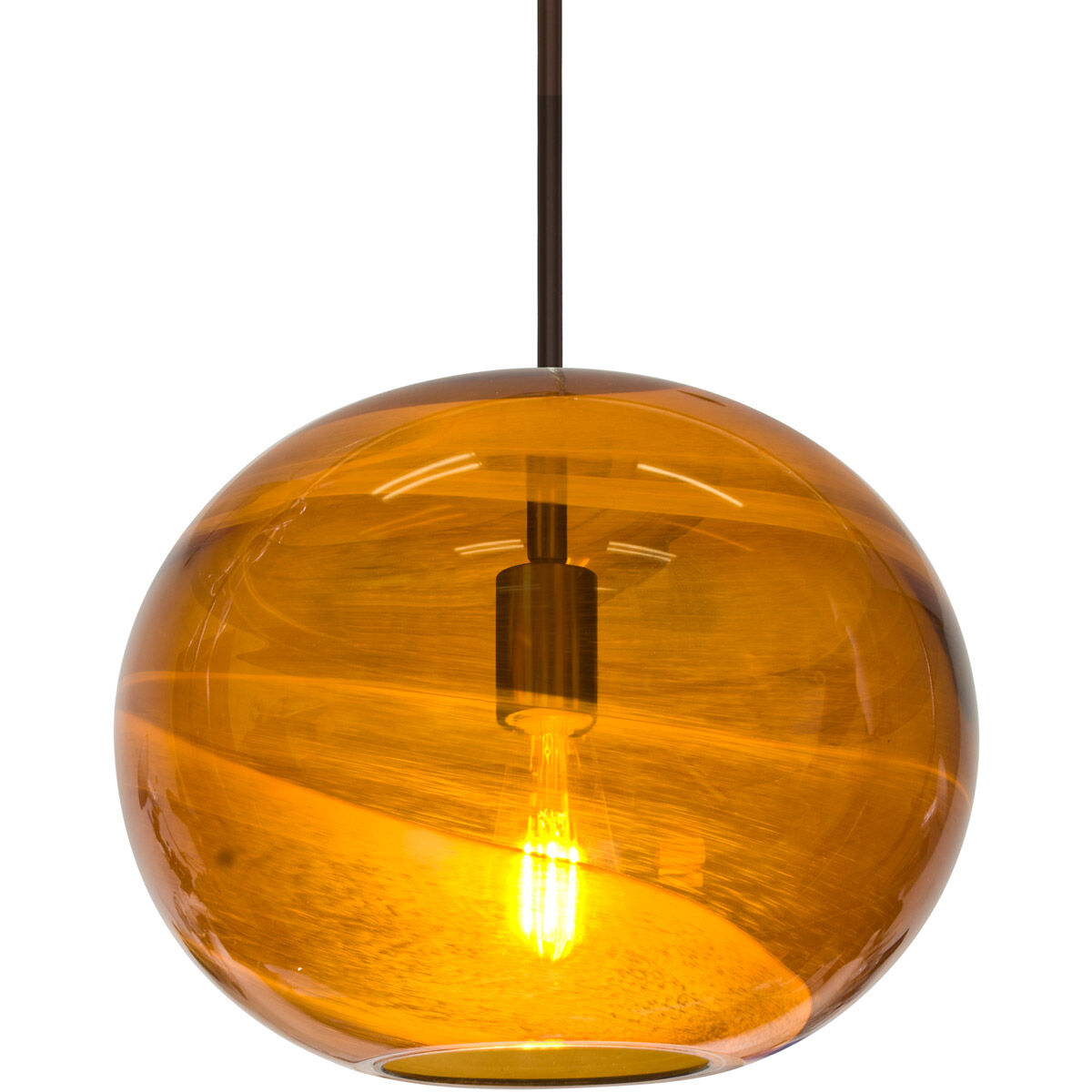 Geno 1 Light Bronze Pendant Ceiling Light