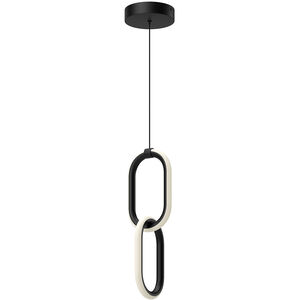 Airen LED 5.25 inch Black Pendant Ceiling Light