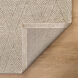 Natural Luxe 114 X 79 inch Light Grey Rug in 6 x 9