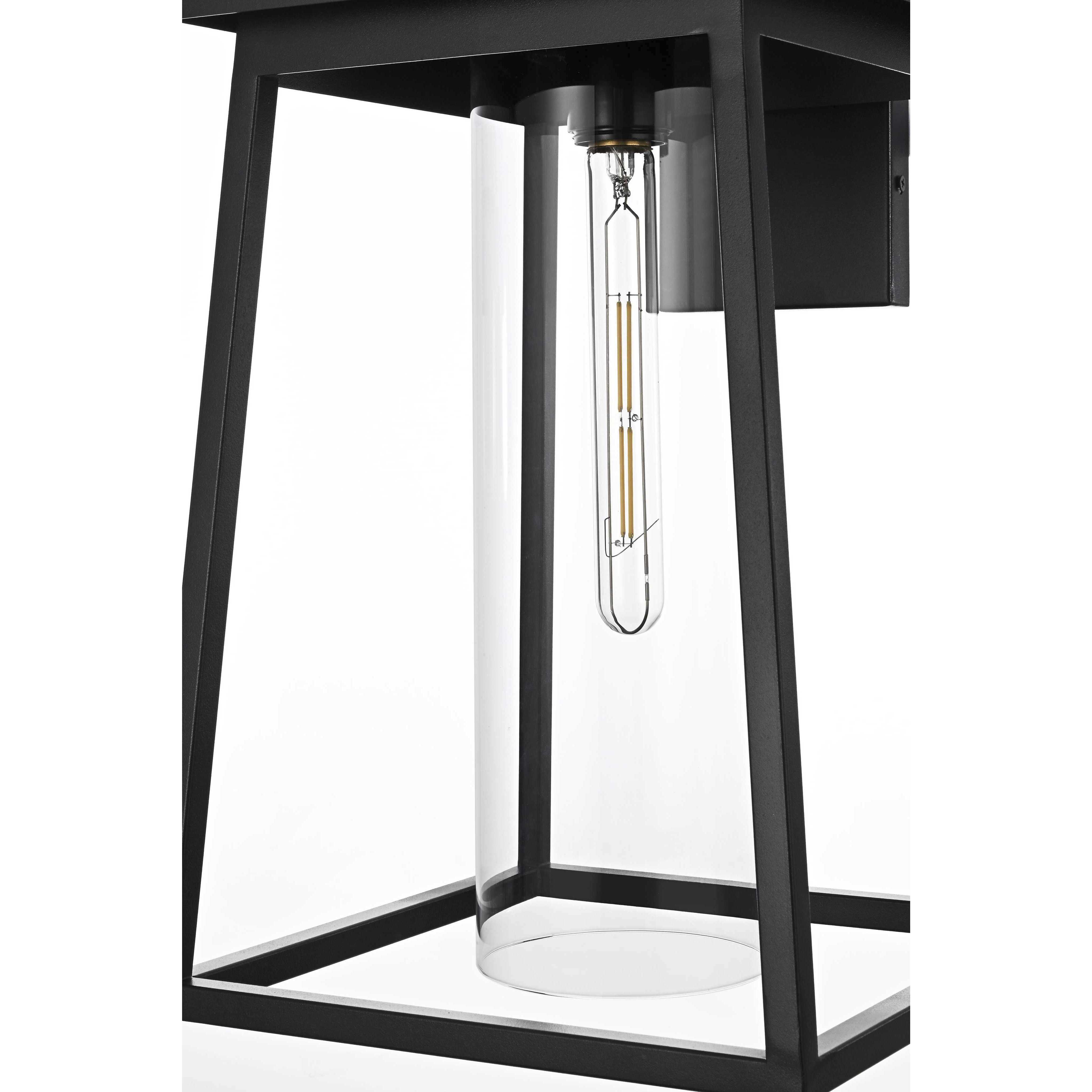 Lambert 1 Light 18 inch Black Outdoor Wall Sconce