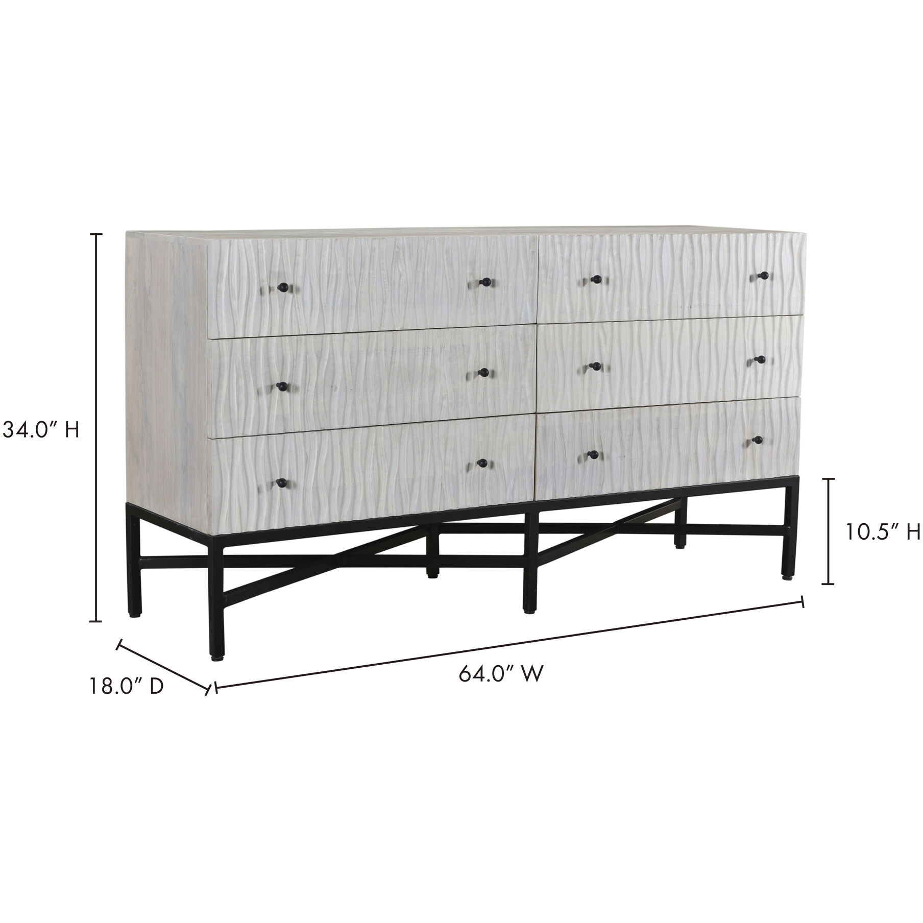 Faceout White Dresser