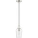 Avery 1 Light 5 inch Brushed Nickel Mini Pendant Ceiling Light