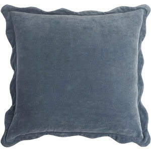 Effervescent 22 X 22 inch Dark Blue Accent Pillow