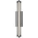 Boulevard LED 18 inch Brushed Nickel Bath Vanity & Wall Light in 4000K, dweLED