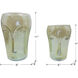 Abstract 8 inch Vases
