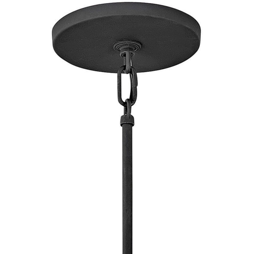 Giada 8 Light 24 inch Black Indoor Chandelier Ceiling Light, Convertible to Semi-Flush