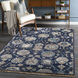 Theodora 120 X 96 inch Navy Rug in 8 x 10, Rectangle